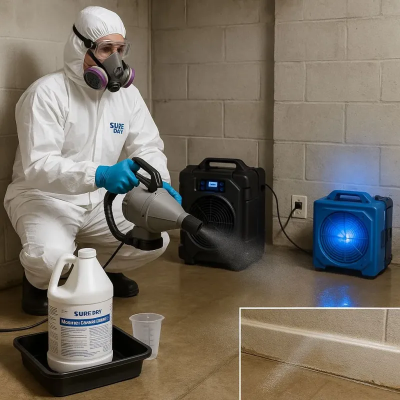 Sanitization and Odor Removal process in Blue Island, IL